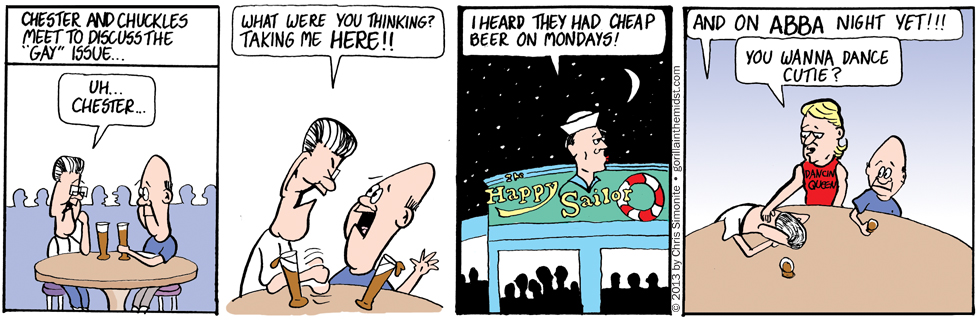 Chuckles And Chester Go For Beers…